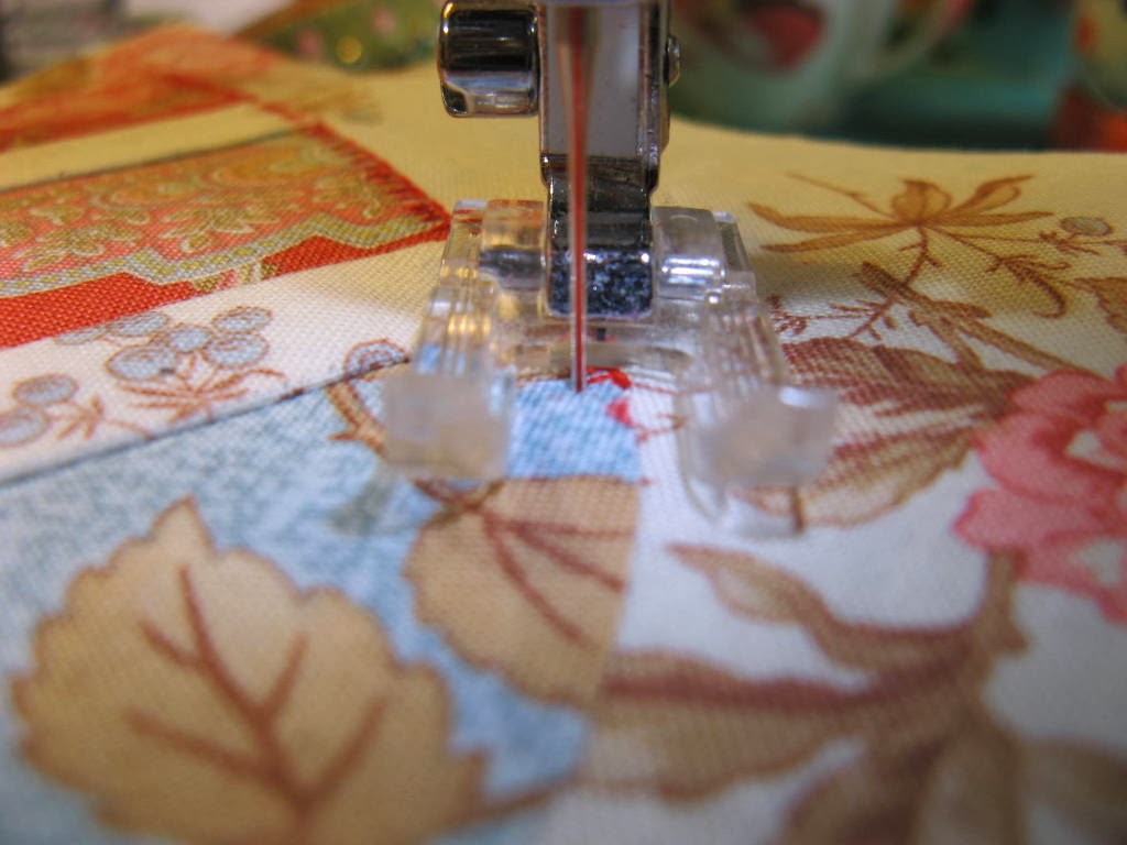 Stitching With 2 Strings Machine Blanket Stitch Applique