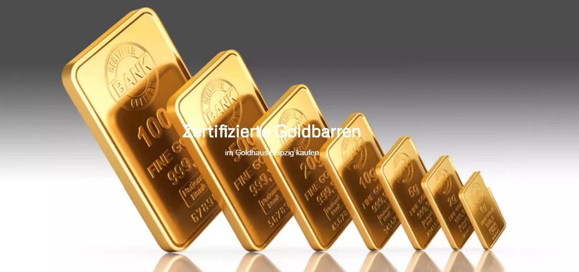 Zertifizierte Goldbarren aus 999,9 Feingold