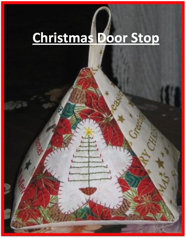 Christmas+Door+Stop.JPG 602×770 pixels Christmas sewing, Doorstop
