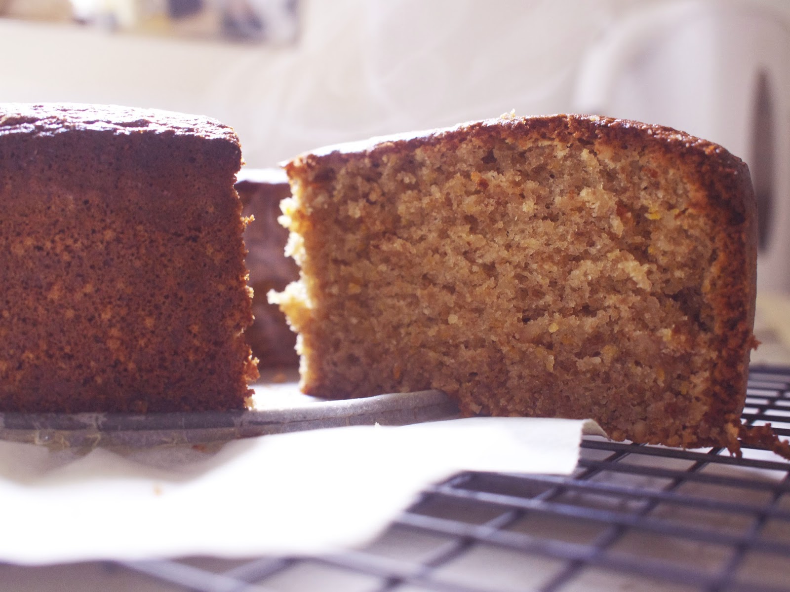 Suited Up and Barefoot [HOMEMADE] ORANGE WALNUT OLIVE OIL CAKE