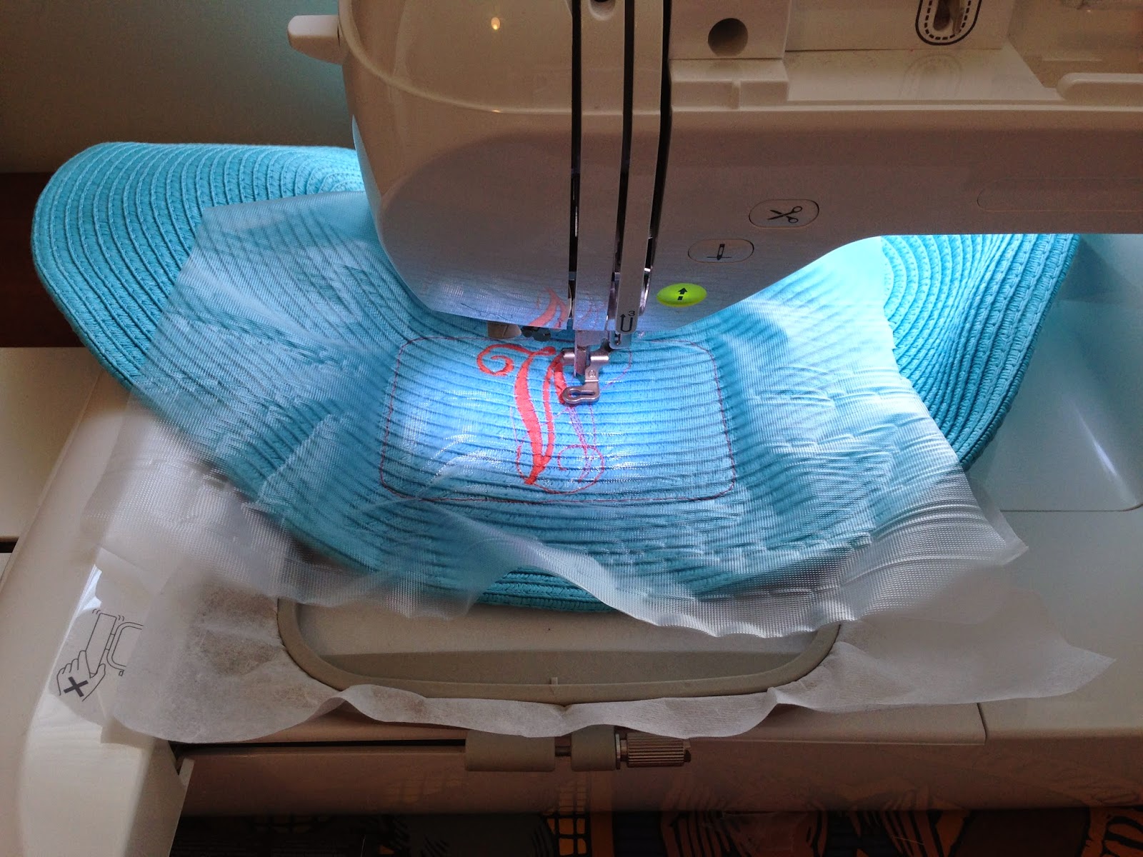 Straw Hat Embroidery Tutorial