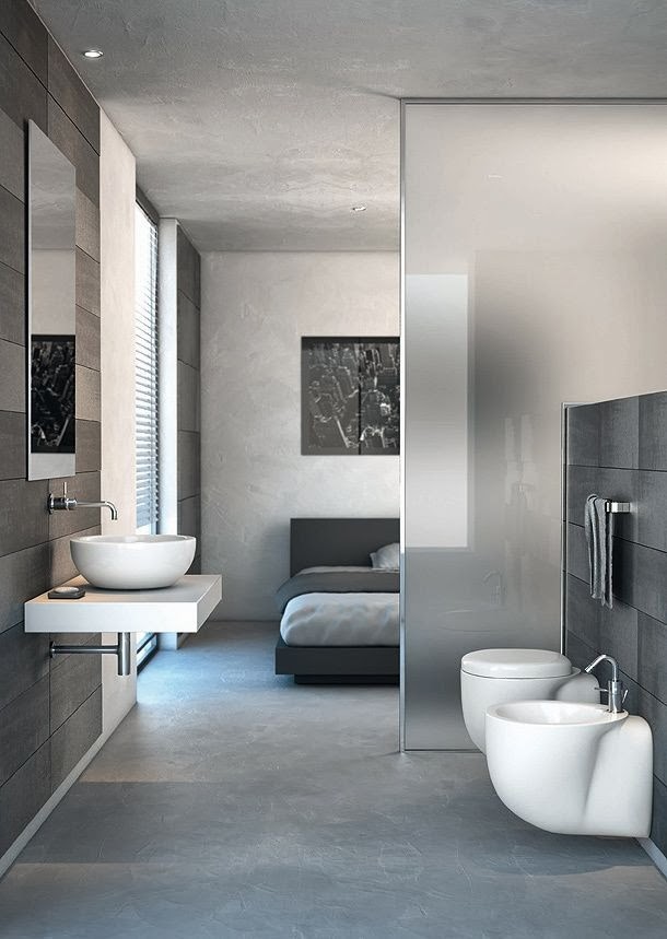 Inspira interiør: moderne baderom