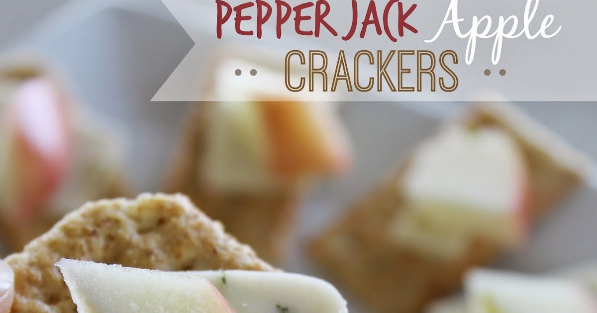 Cook and Craft Me Crazy Pepper Jack Apple Crackers