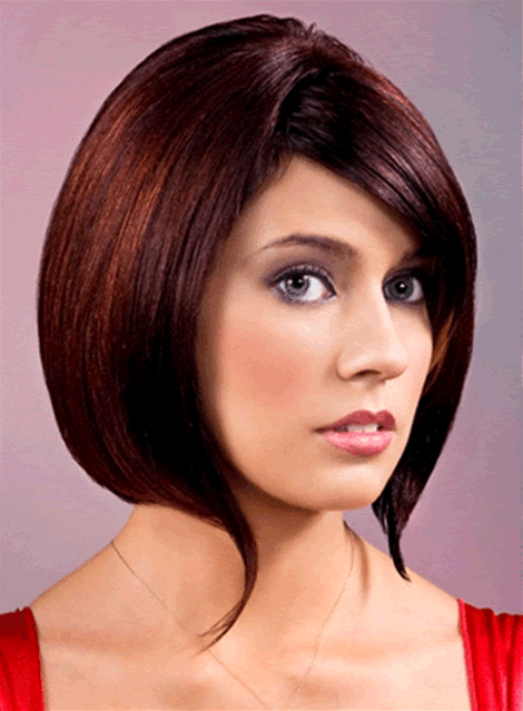 Bob Hairstyles With Bangs Angled Bob Hairstyles 2013