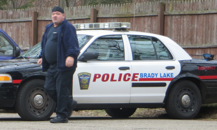 How safe are Brady Lake Village residents with BLV cop John Delillo on the case ?