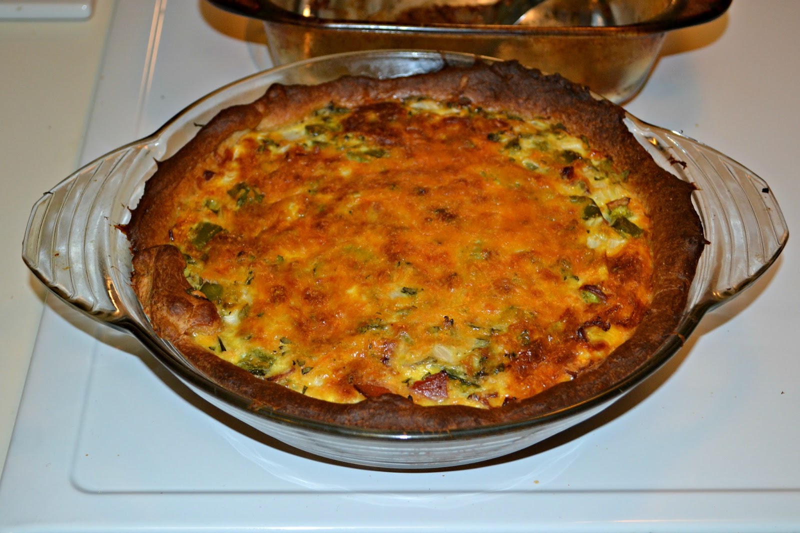 CSA Wednesdays Purslane, Pepper, and Onion Quiche HezziD's Books