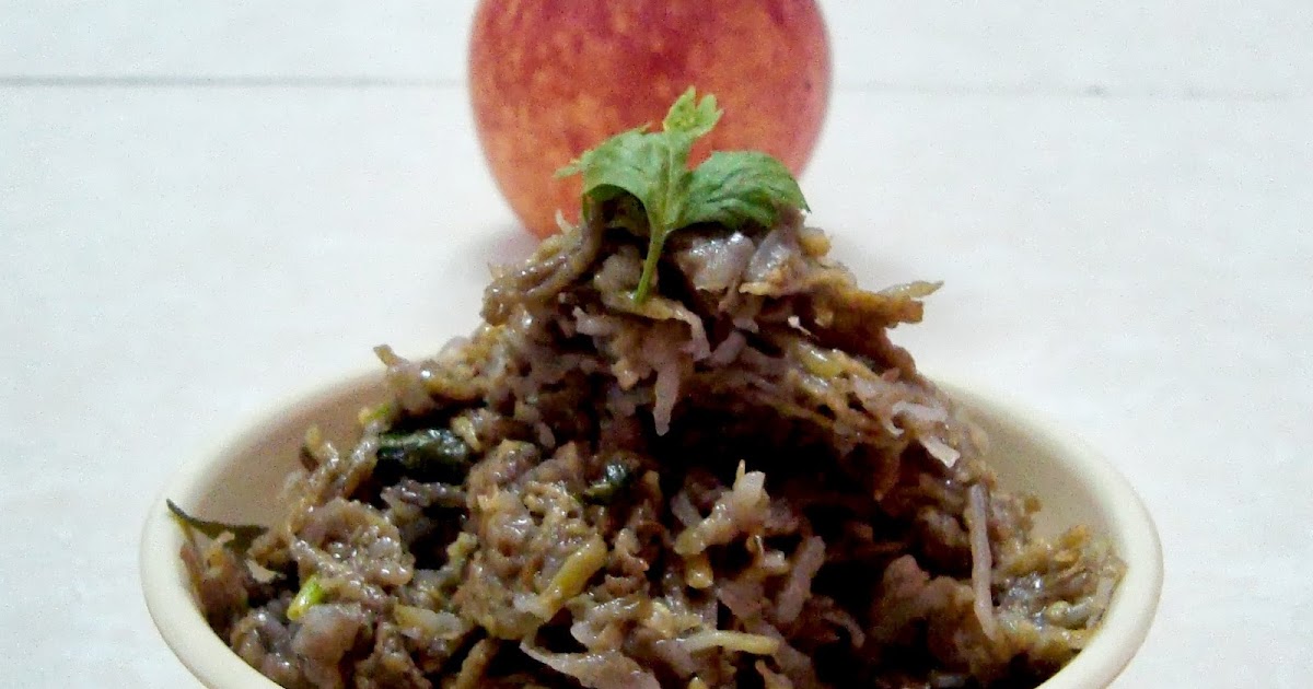 Gujarati Zaika Suran Bataka ni Khichadi Yam and Potato Stir fry