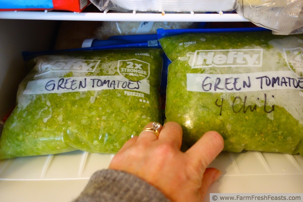 Farm Fresh Feasts Green Tomato Garlic Chili in the Instant Pot® or