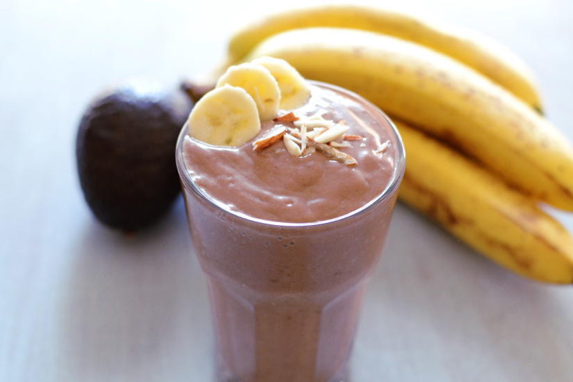 Vegan Avocado Chocolate Smoothie Avocado Banana MilkShake Forks N