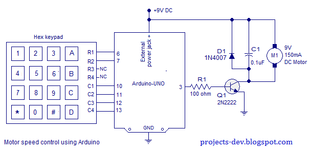 Techno Genius Motor Speed Control Using Arduino