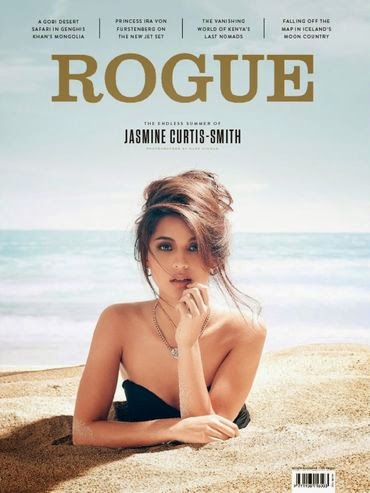 Jasmine Cirtis-Smith sexy cover Rogue magazine Travel Issue