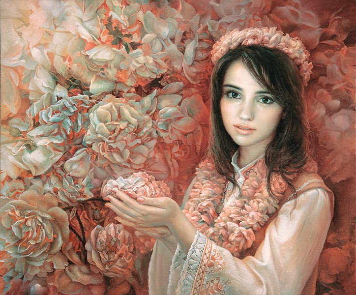 Картины красивые девушки в образе