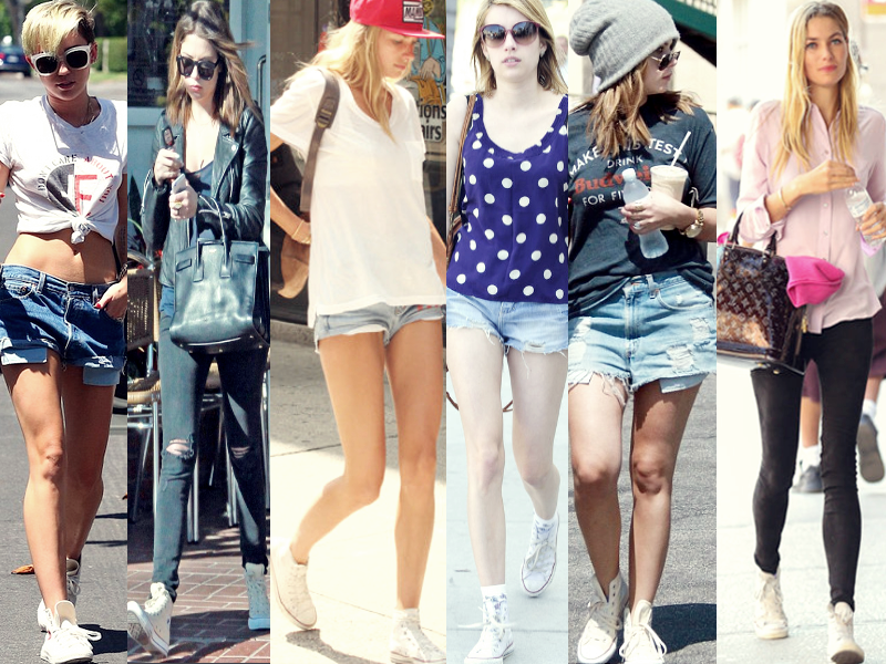 look converse blanche