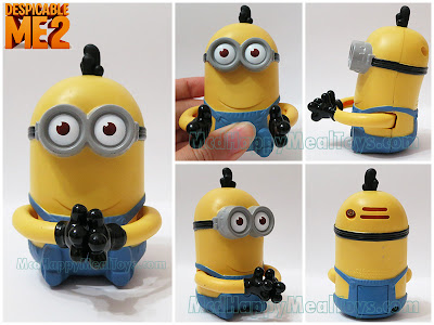 Despicable Me 2 McDonalds 2013 Happy Meal Minion Toy-Tim Giggling