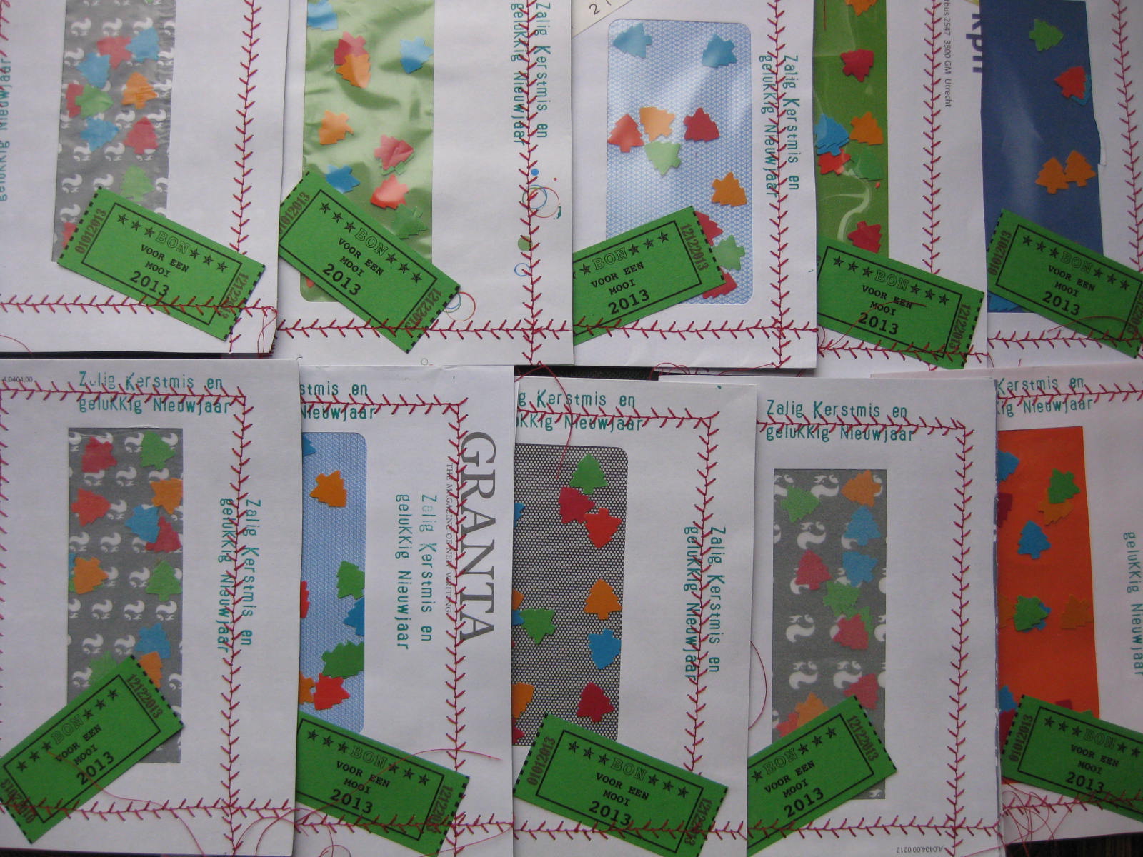 l'heure bleue: Papieren Kerst 2 - De Kerstkaarten Tutorial