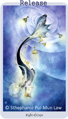 Shadowscapes Tarot, Eight of Cups,Stephanie Pui-Mun Law