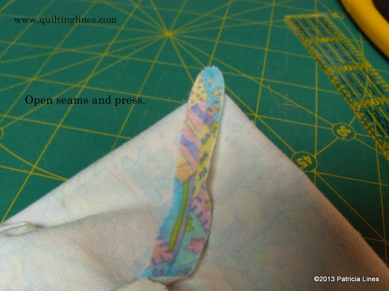 Quilting Lines Flannel Blanket Tutorial