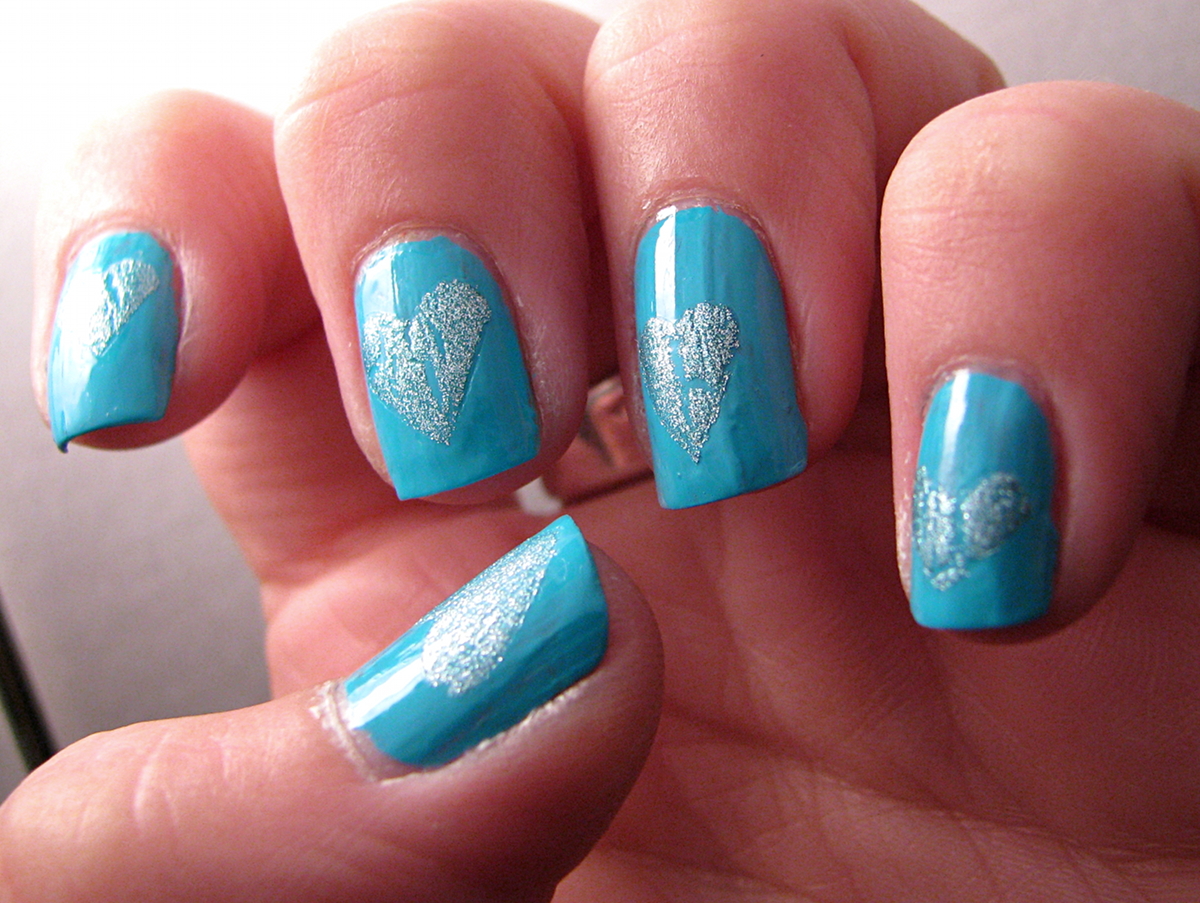 Over The Top Coat: 5 of 31: Blue Nails