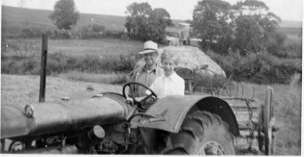 The author as a youngster on a farm