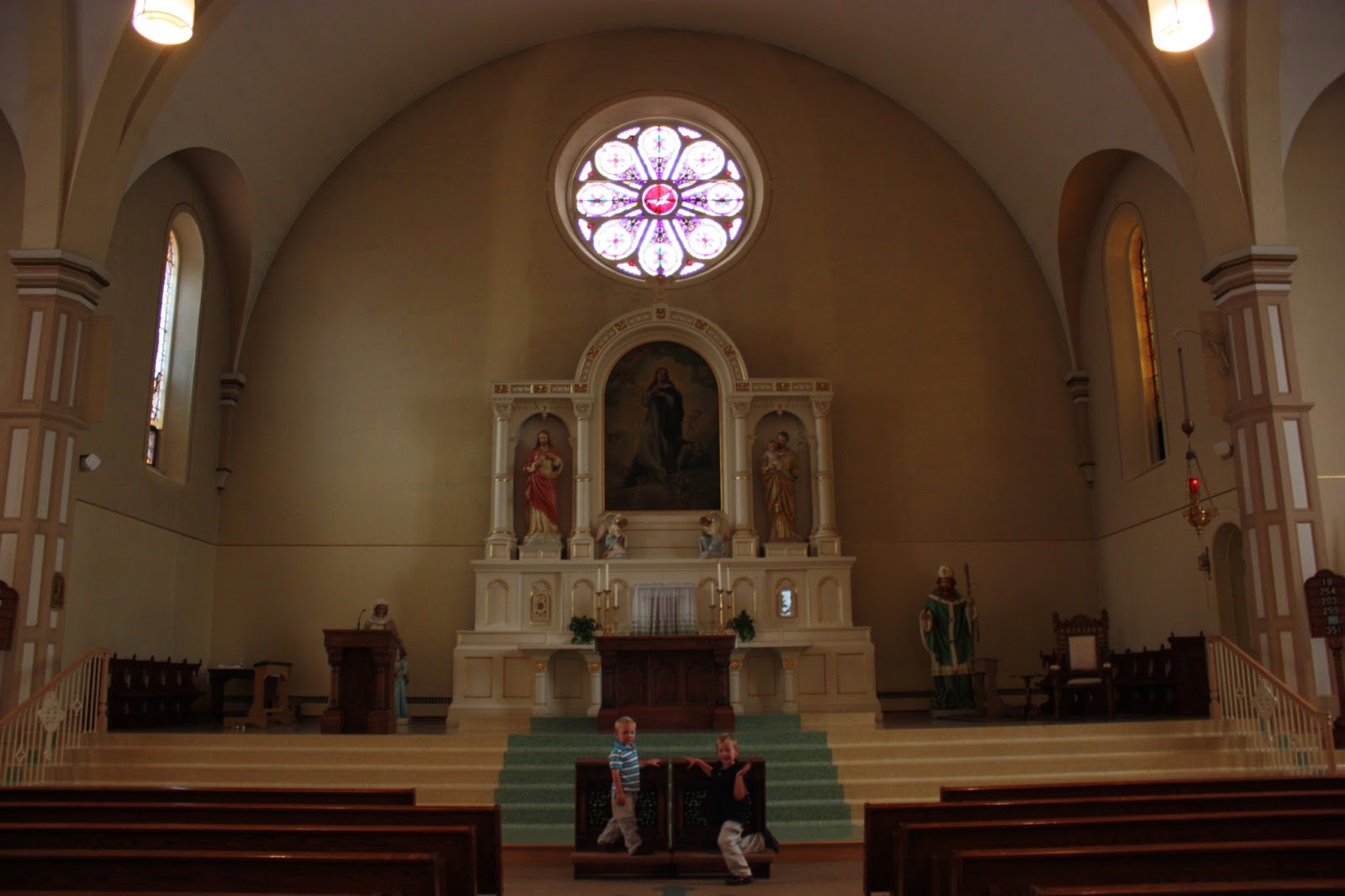 The Badger Catholic Notre Dame church, Chippewa Falls, WI