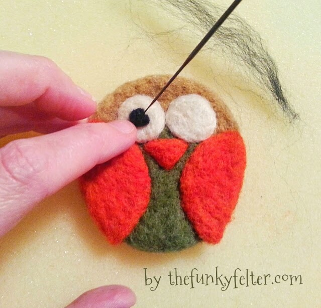 The Funky Felter How to Needle Felt an Owl Craft Tutorial