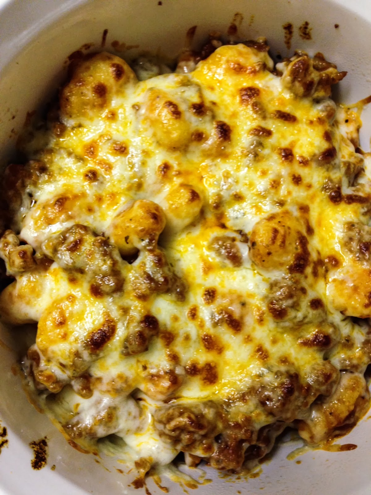 Newly Domesticated Easy Baked Gnocchi with Sausage