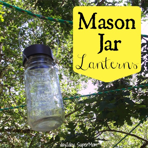 Mason Jar Solar Lanterns ~ DIY Friday