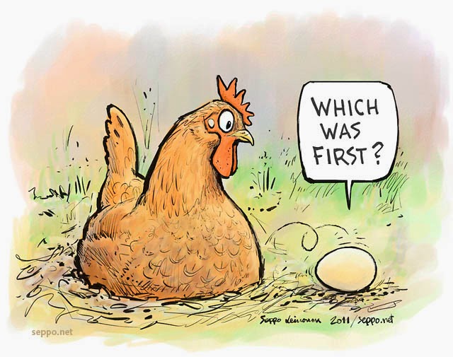 Which Came First ? Hen or Egg. #Infact you find it in INFACTS
