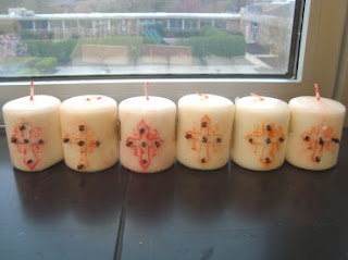 Hand-Painted Paschal Candles Lineup