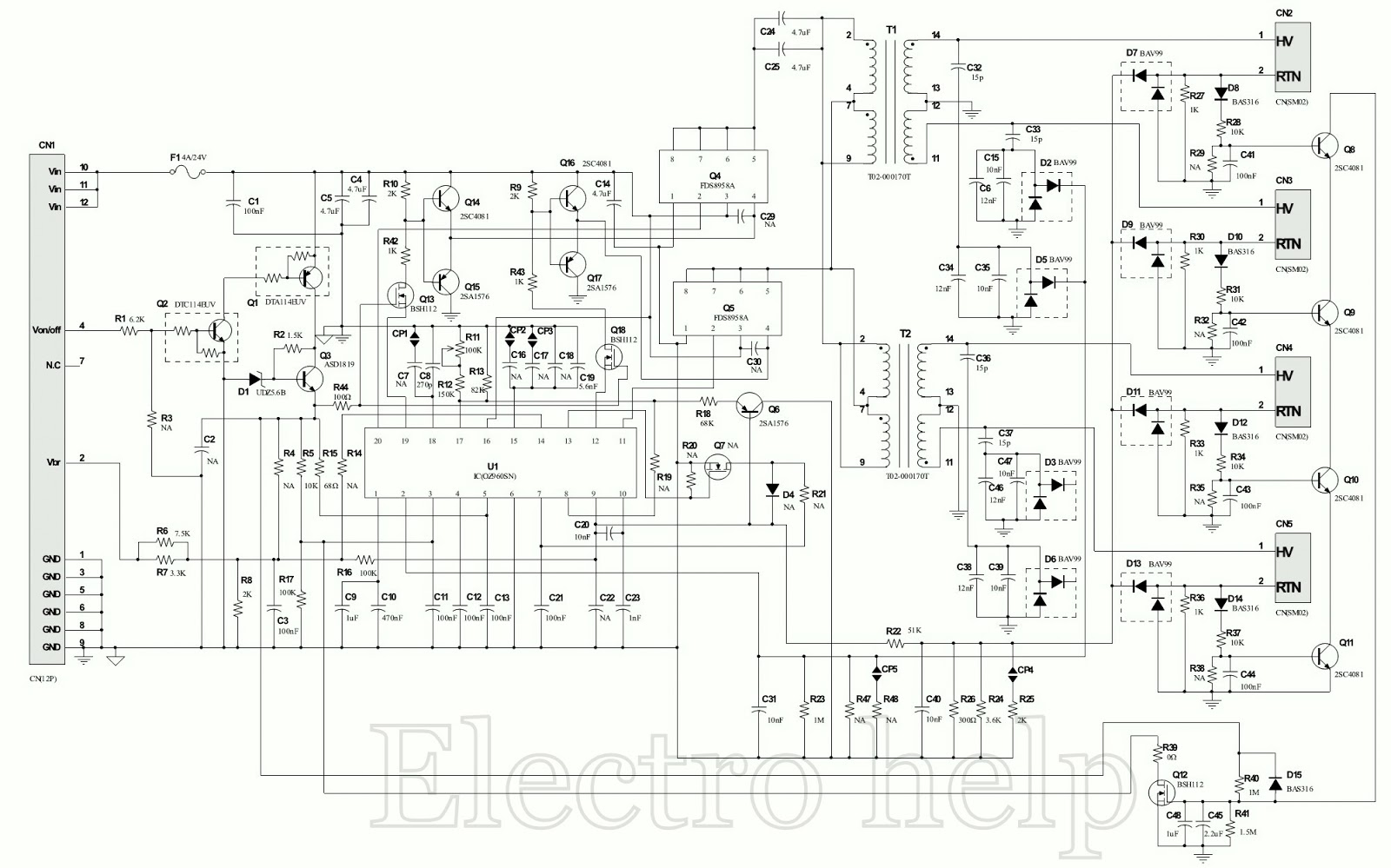 Some Common Samsung Tv Circuit Diagrams