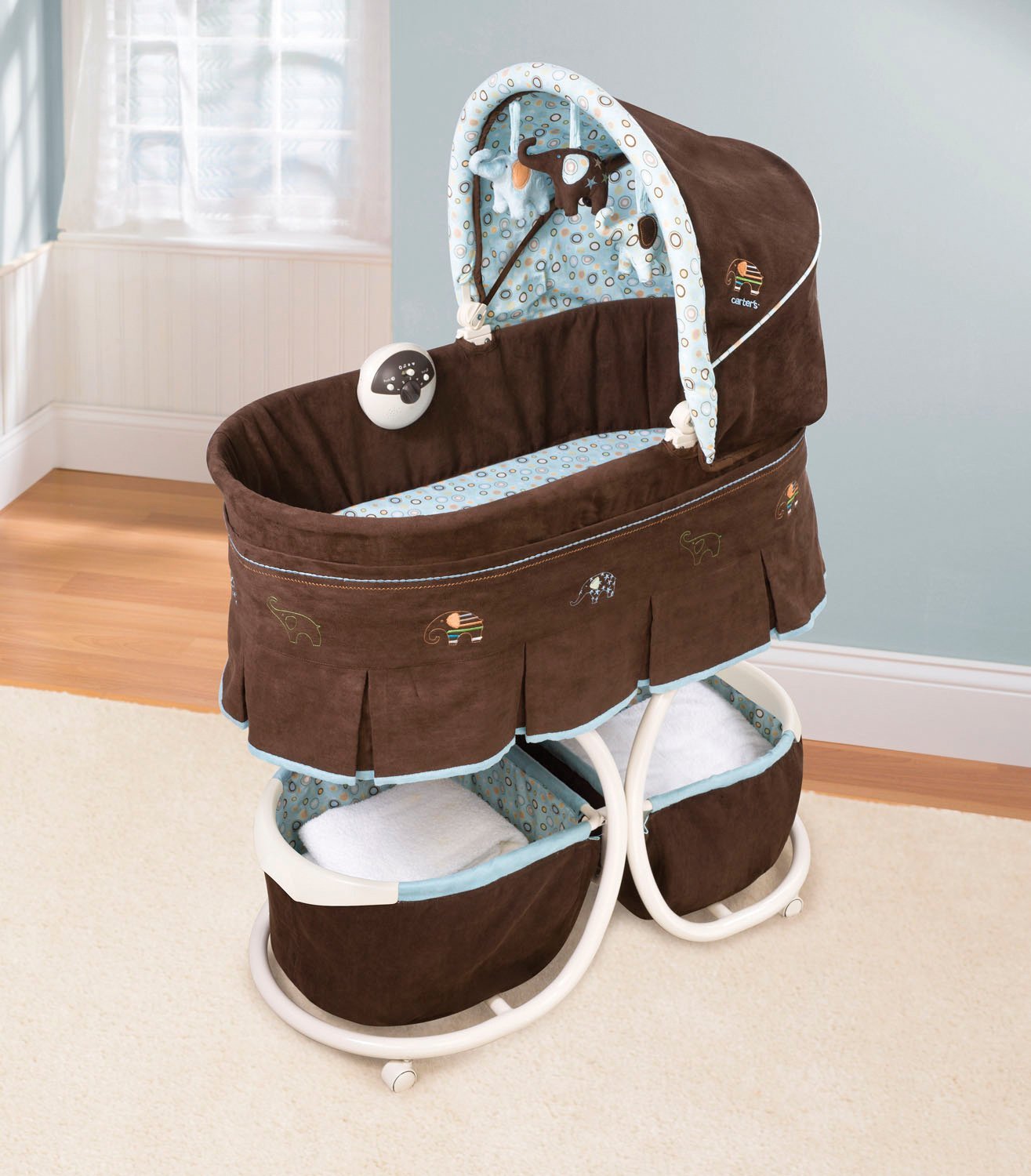carter's classic comfort wood bassinet