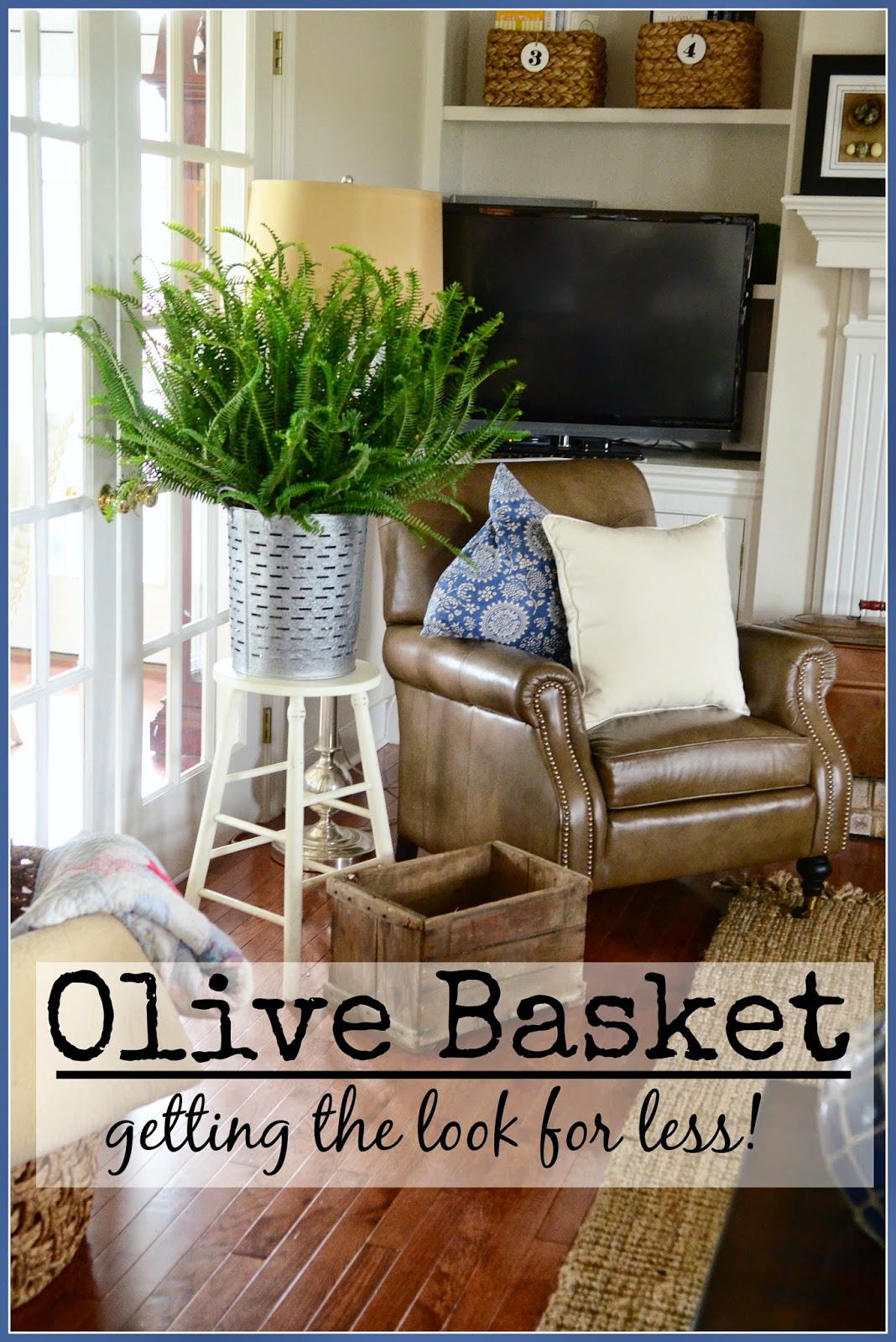 Olive Basket Get The Look For Less Stonegable