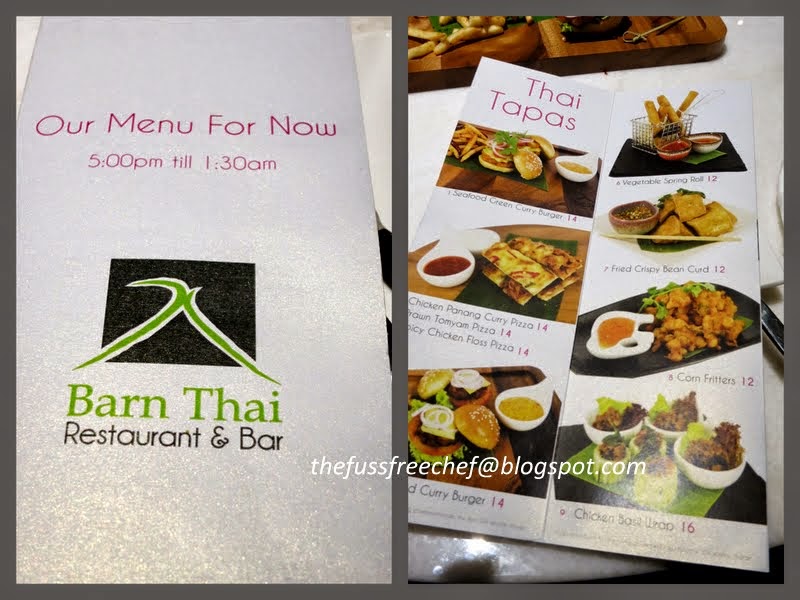 The Fuss Free Chef Food Review Barn Thai Plaza 33