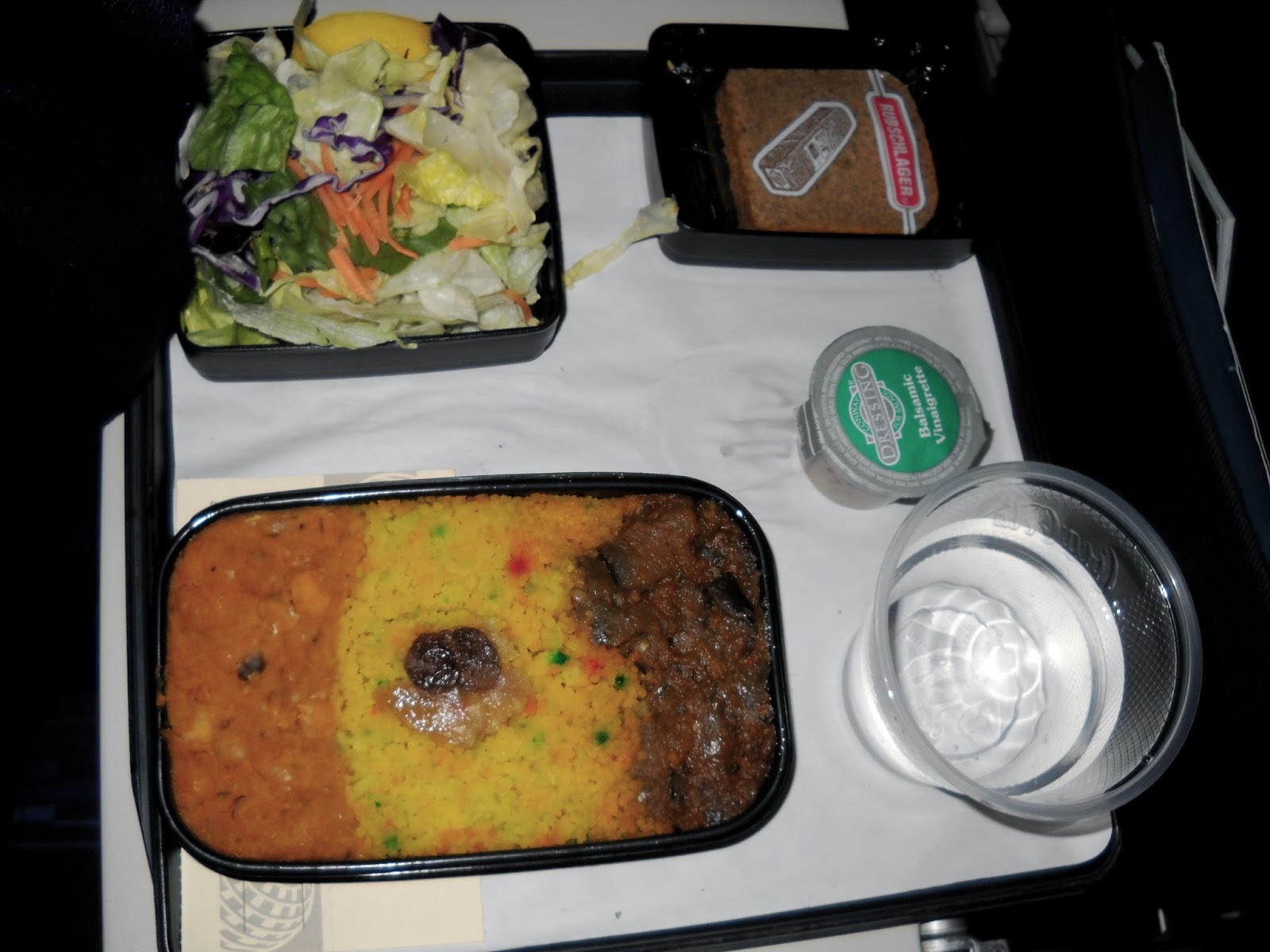 Healthy Gypsy Traveller UNITED AIRLINES inflight vegan meal REVIEW