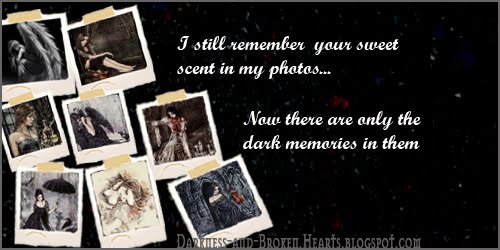 I Still Remember Your Sweet Scent In My Photos... Now There Are Only The Dark Memories In Them