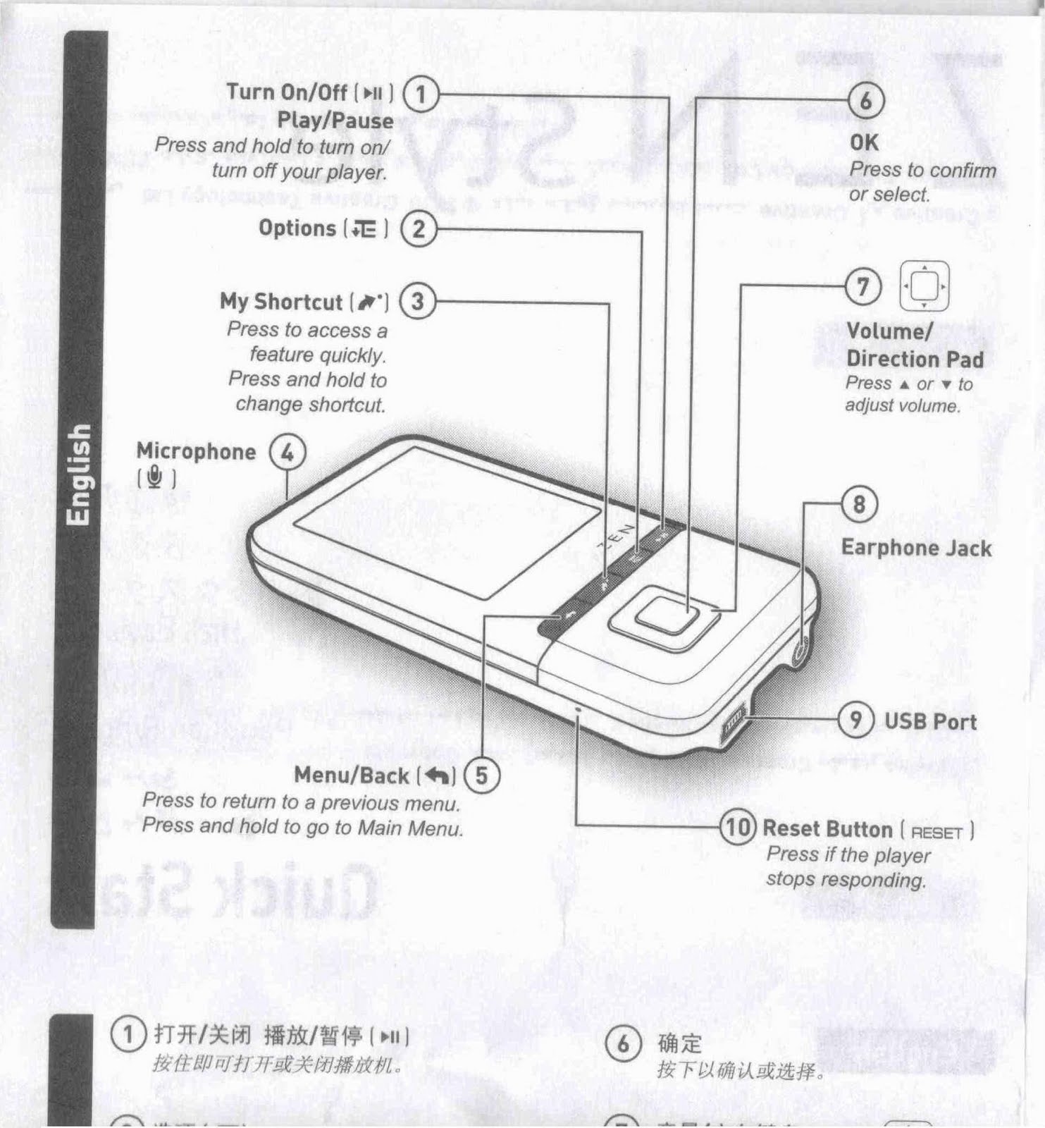 Zen Style MP3 Player & Recorder 8GB Creative Brand