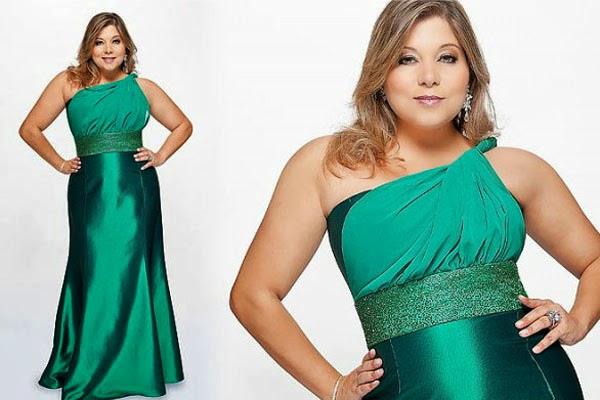 modelo de vestido de festa para gordinhas