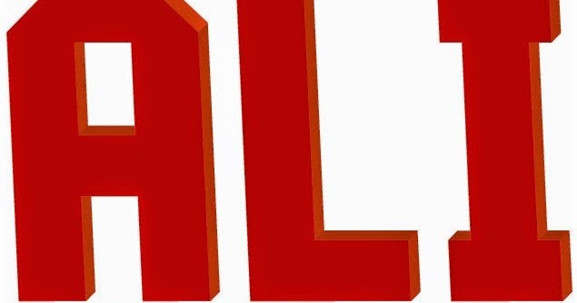 3d name logos ali 3d name logo