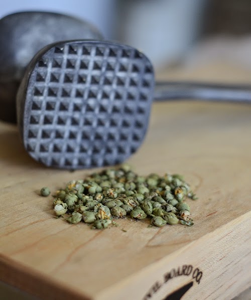 Green Peppercorn and Blue Cheese Sauce for Burgers or Steaks