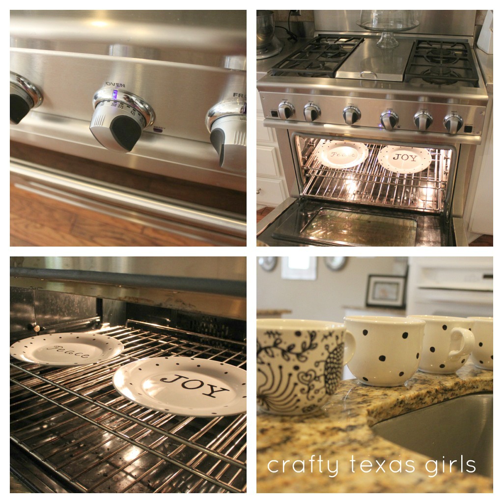 Crafty Texas Girls Christmas in July "Sharpie Plates"