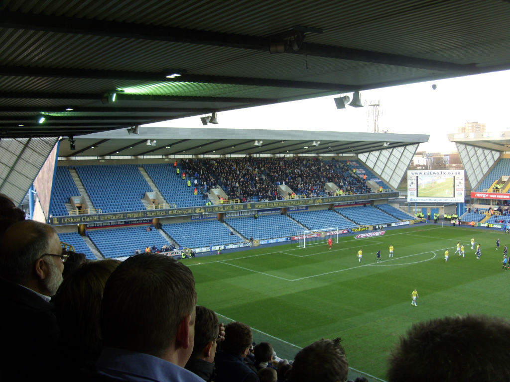 Following Millwall FC Millwall...The Den...Away End