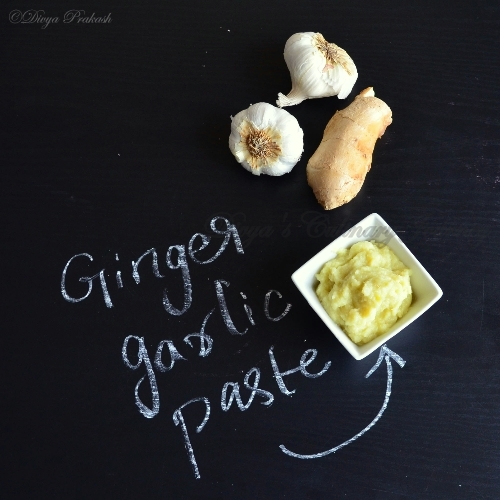 Divya's culinary journey Ginger Garlic Paste