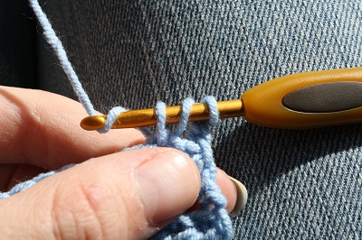 Busy fingers, busy life...: Simpel Leren Haken Deel 7: Het halve stokje