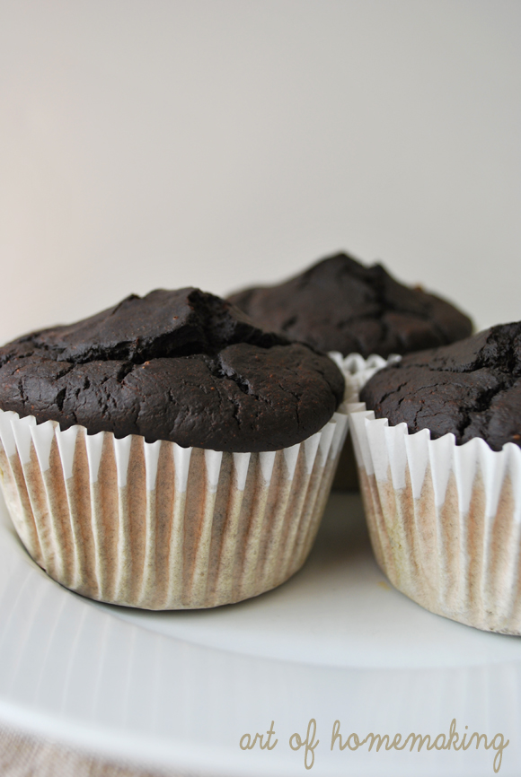Chocolate Muffins Gluten and Sugar Free The Art of Homemaking