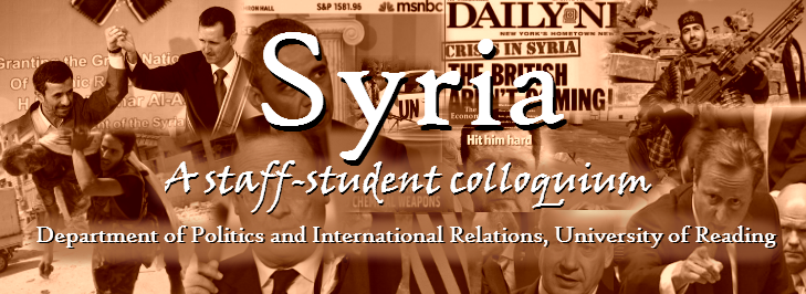 Syria: A Staff-Student Colloquium