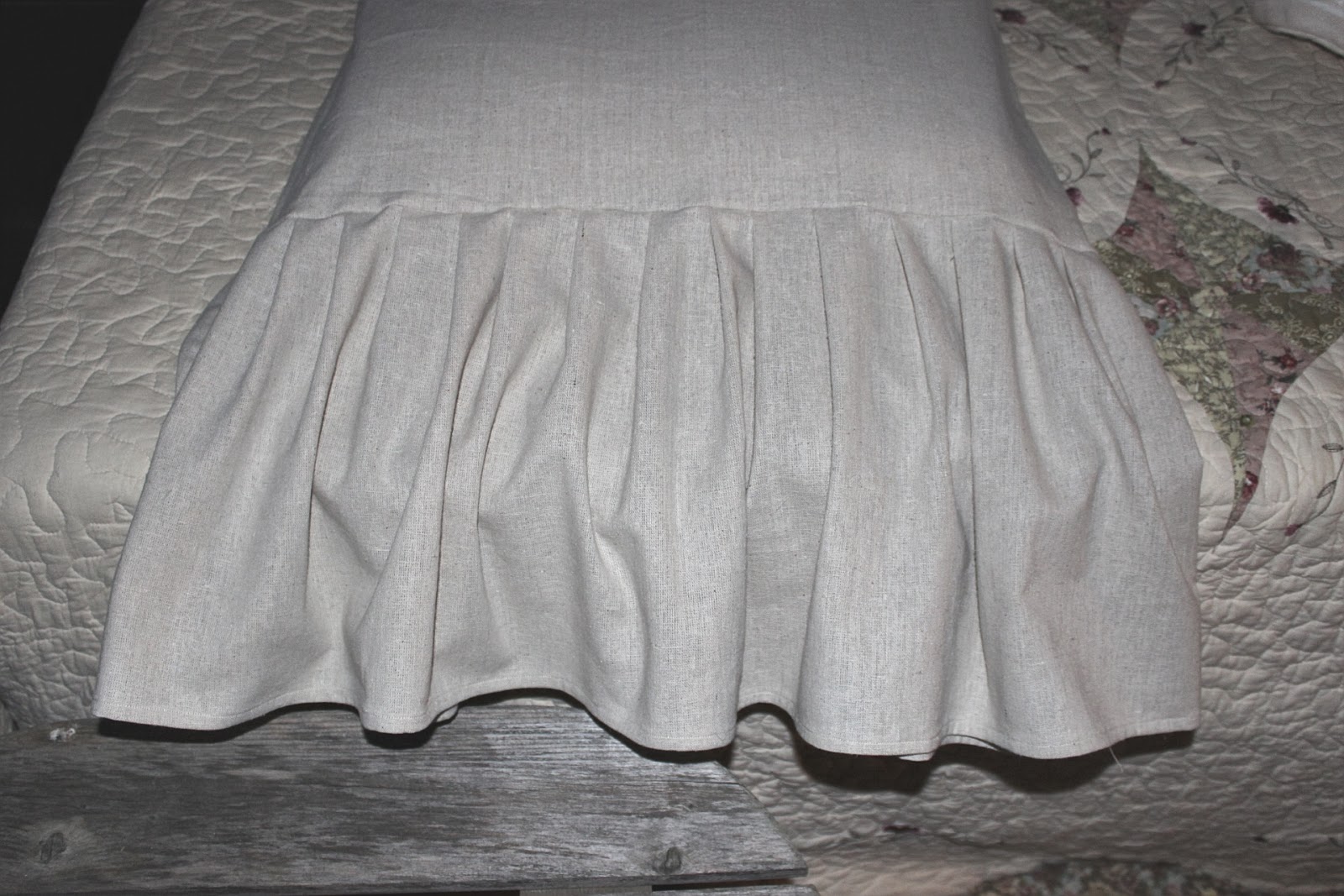 Rustic Farm Living Long Ruffled Standard Pillow Cases