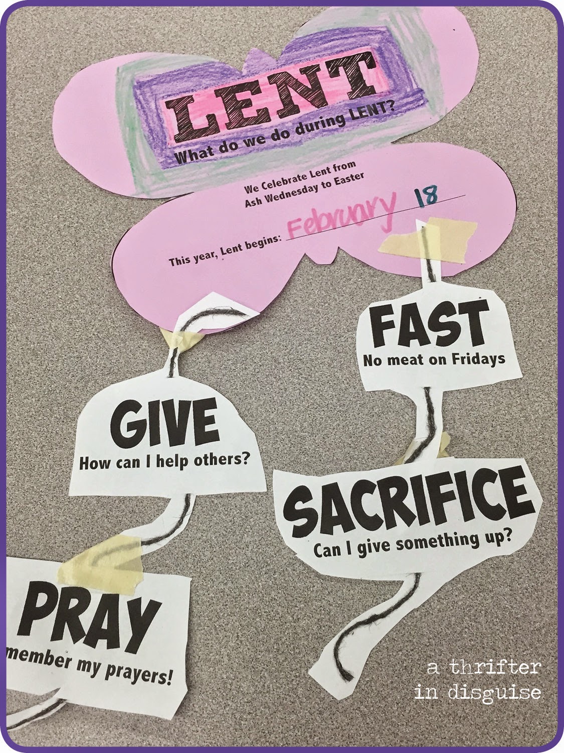 Lent Ideas for Sunday School