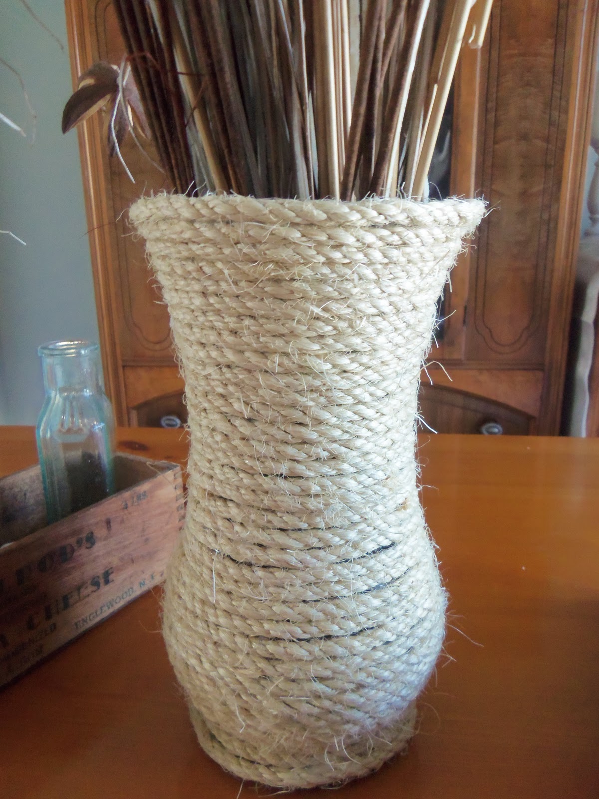 Cottage Beach House Project 4 Sisal Rope Vase