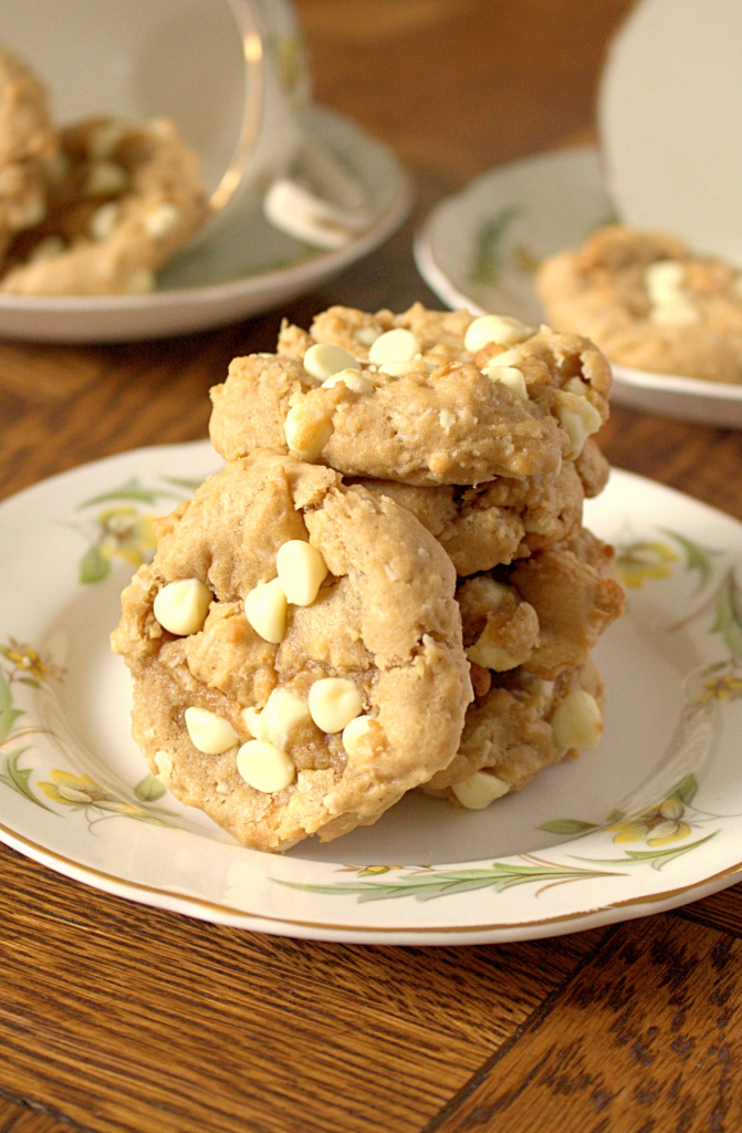 I'd Much Rather Bake Than... Coconut Cream Cheese White Chocolate Chip