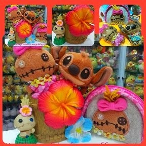 JAPAN DISNEY NAKAJIMA TIKI TIKI STITCH+SCRUMP